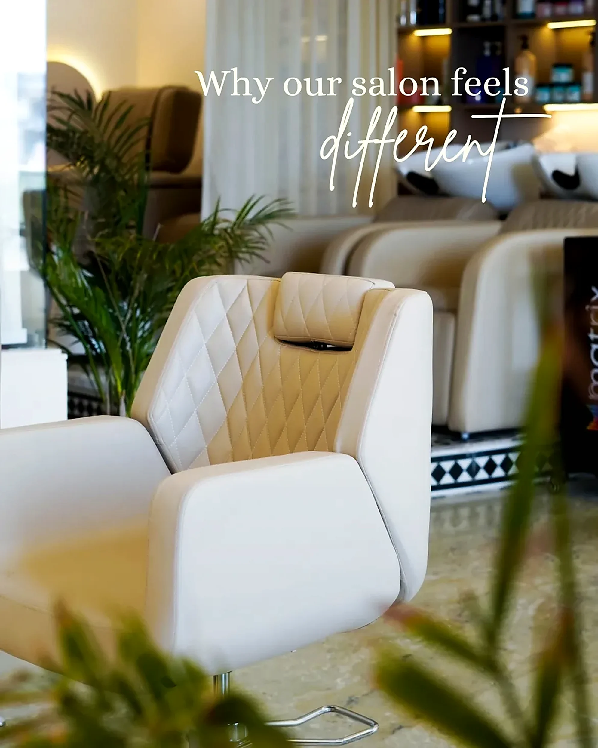 Pedicure spa chair detail